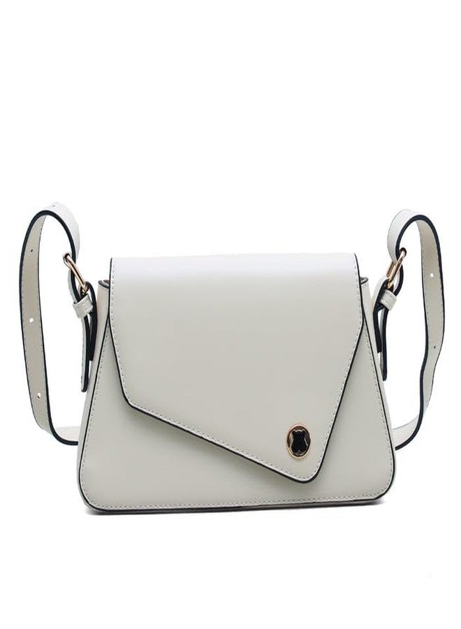 HAMSTER London Roma Jigsaw Sling Bag for Girls - Stylish Off-White PU Crossbody Handbag - Image 1